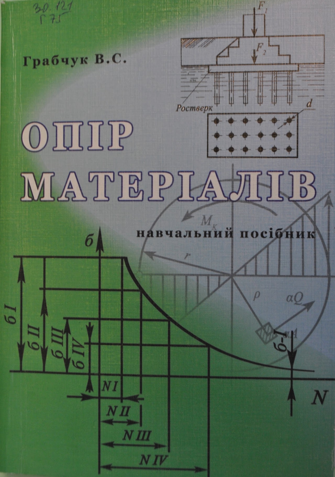 Г75 Грабчук, В.С. Опір матеріалів